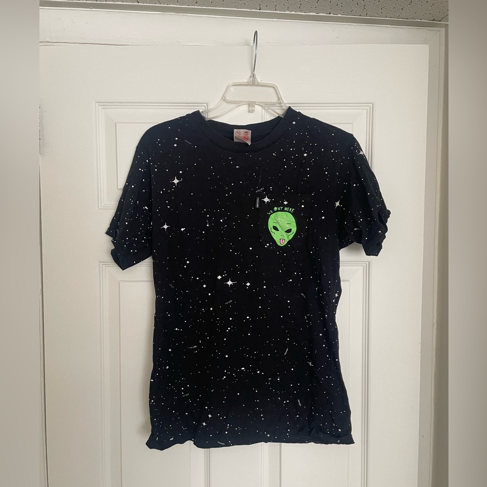 Mens Small Ripndip Alien Shirt